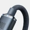 Kabel Baseus CAJY000605 USB-C - USB-C PD 100W 5A 480Mb/s 1,2m - fioletowy